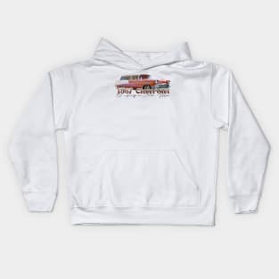 1957 Chevrolet 150 Handyman Station Wagon Kids Hoodie